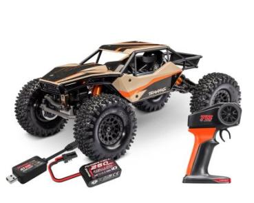 TRAXXAS TXC-4M EXTREME CRAWLER 1/18 RTR TAN BRUSHLESS, MIT 3S AKKU UND LADEGERÄT